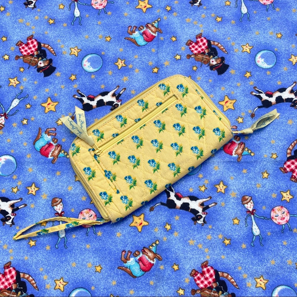 vera bradley vintage katherine yellow wallet